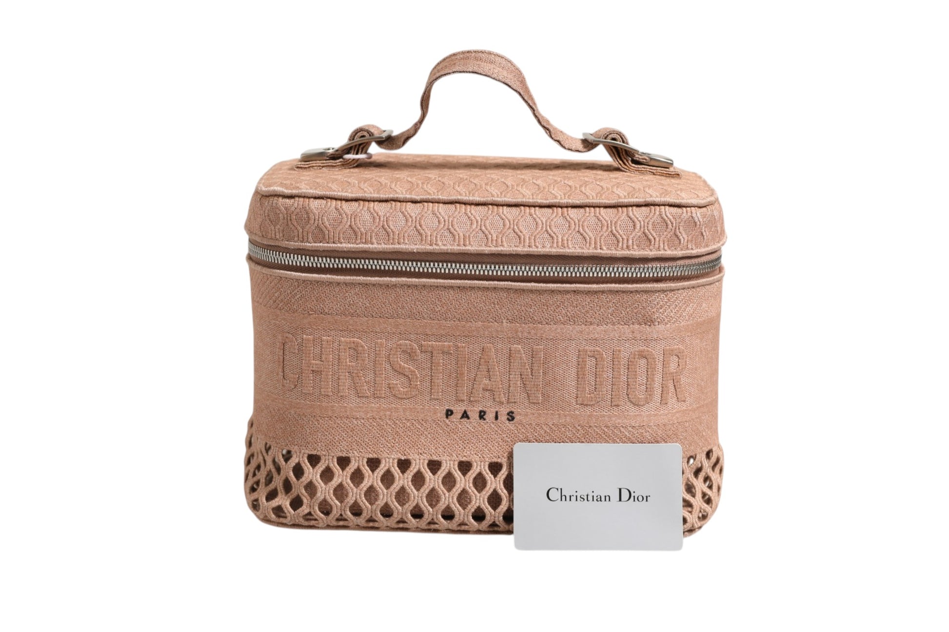 Trousse de Toilette de Voyage Christian Dior en Résille Brodé Dior
