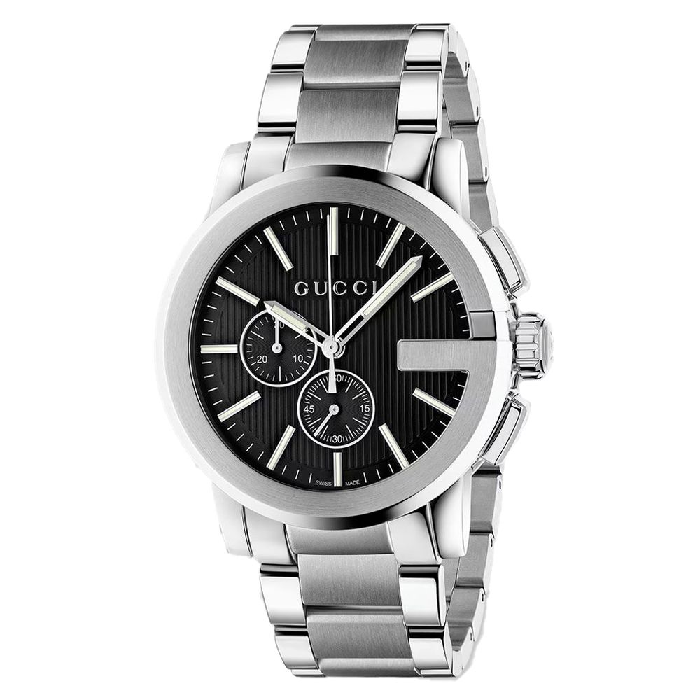 Montre habillée Gucci en acier inoxydable gris