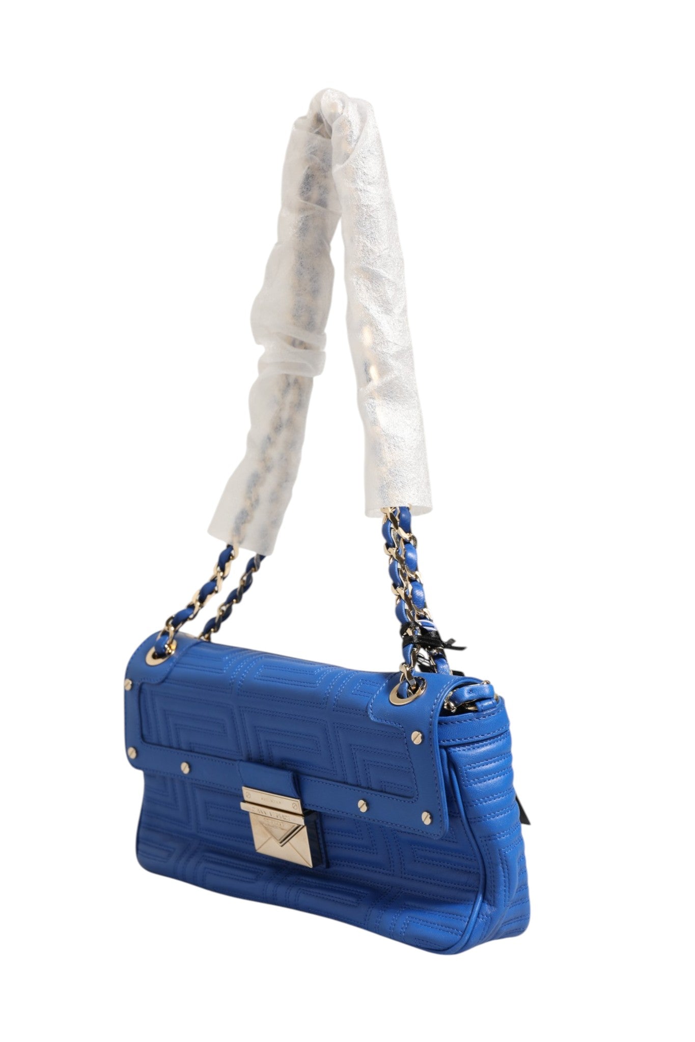 Sac à bandoulière en cuir matelassé Versace Couture