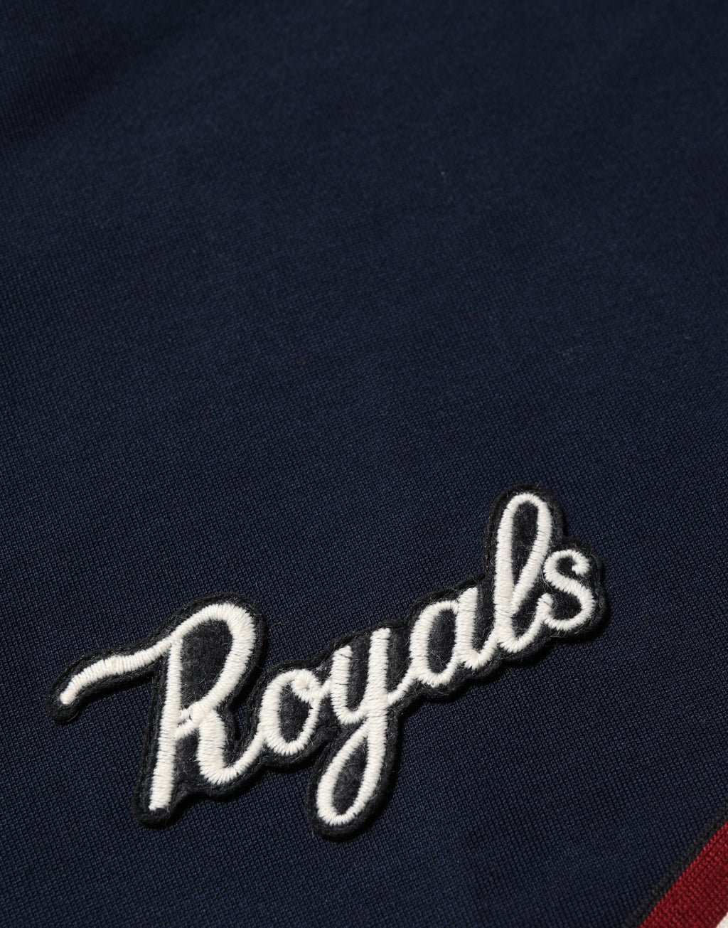 Sweat-shirt Dolce & Gabbana bleu et rouge avec empiècements et écusson « Royals »