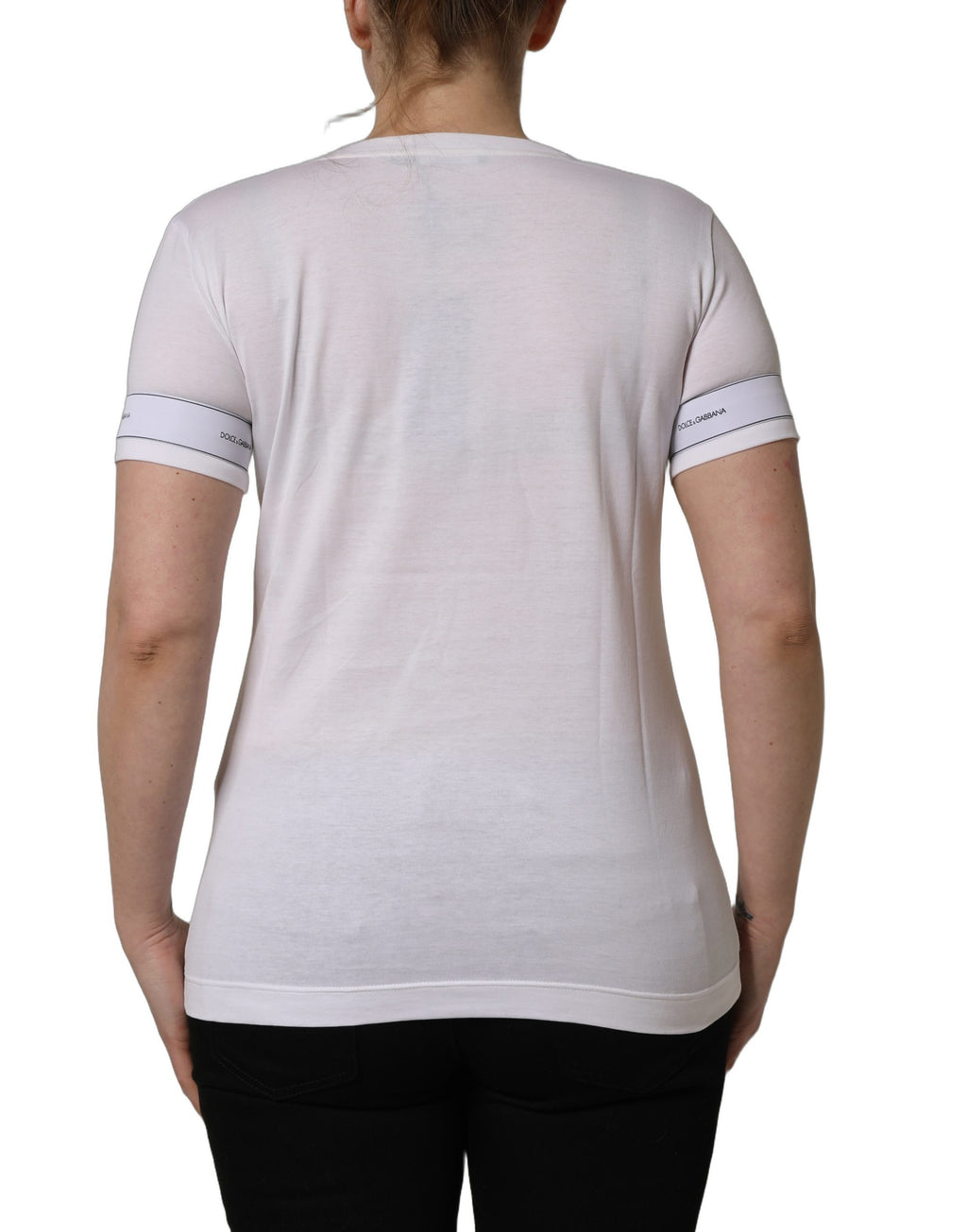 T-shirt Dolce & Gabbana en coton blanc imprimé D&G WE LOVE JAPAN