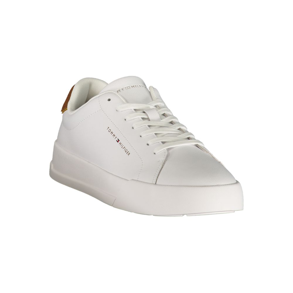 Baskets Tommy Hilfiger en cuir blanc pour homme