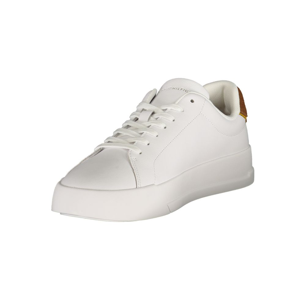 Baskets Tommy Hilfiger en cuir blanc pour homme
