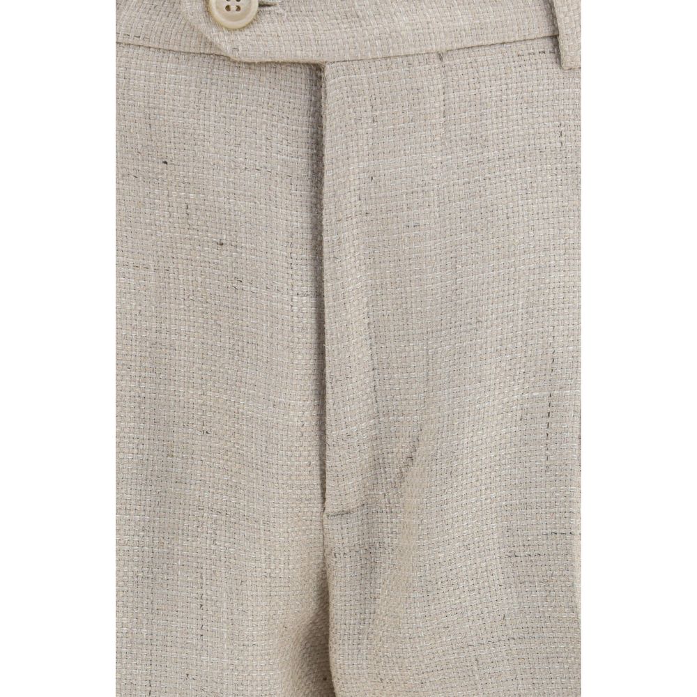 Ensemble deux pièces Brunello Cucinelli en soie beige