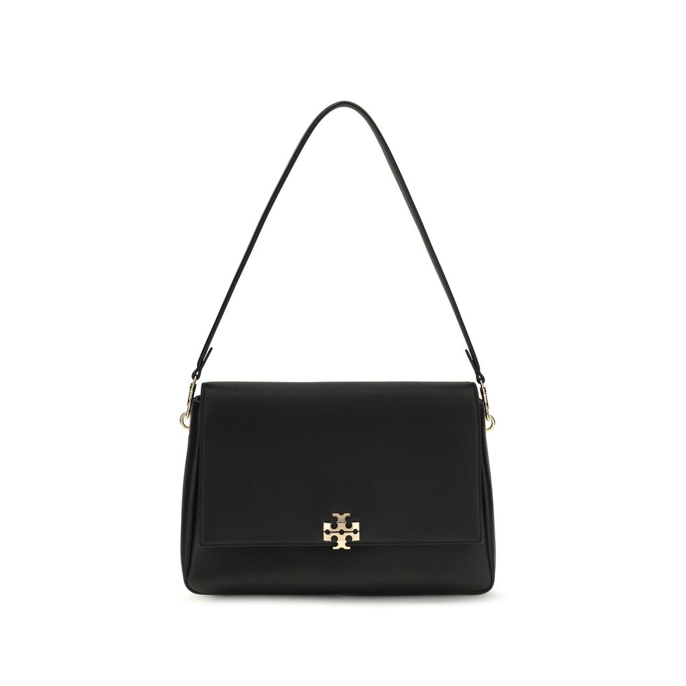 Sac à bandoulière en cuir de veau noir Bos Taurus Tory Burch