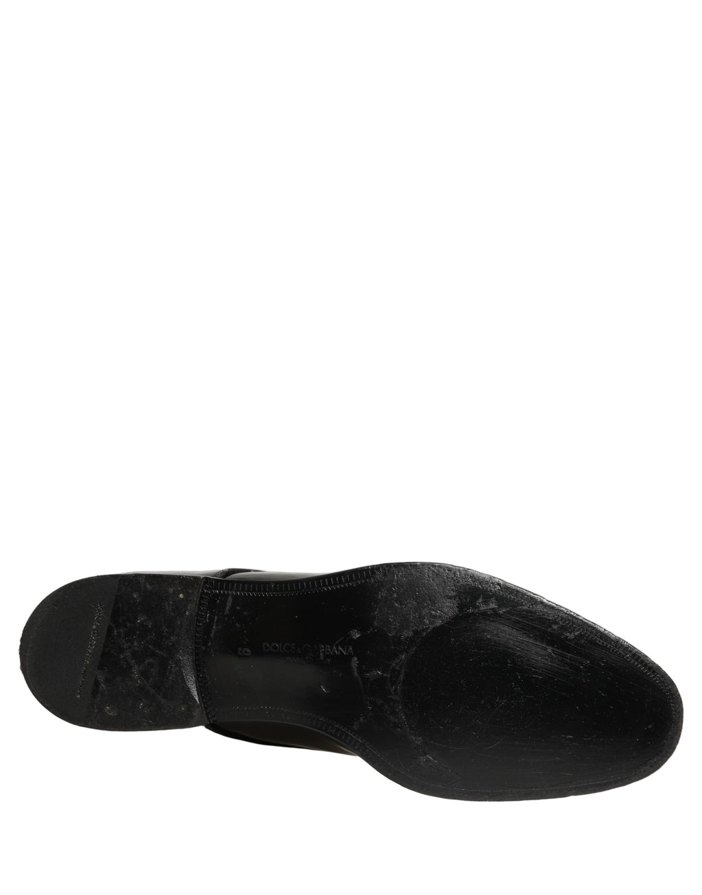 Chaussures habillées de cérémonie Dolce & Gabbana en cuir noir à lacets type Derby