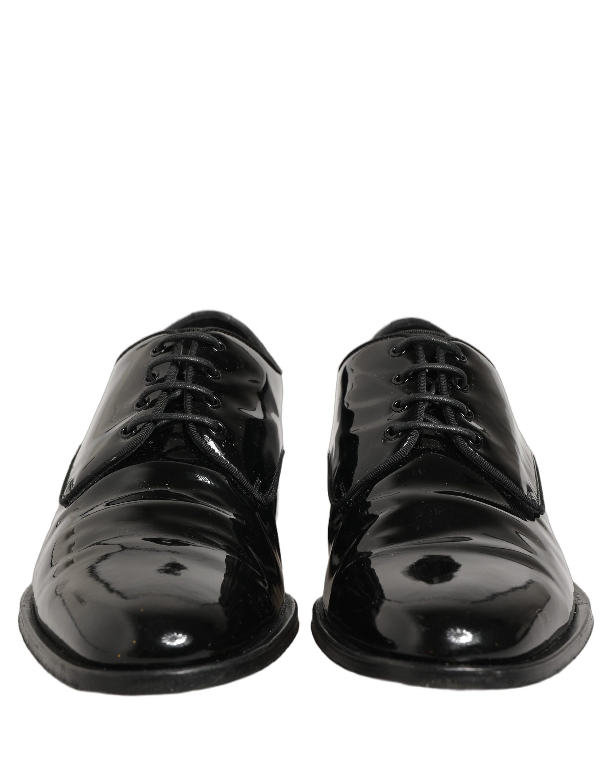Chaussures habillées de cérémonie Dolce & Gabbana en cuir noir à lacets type Derby