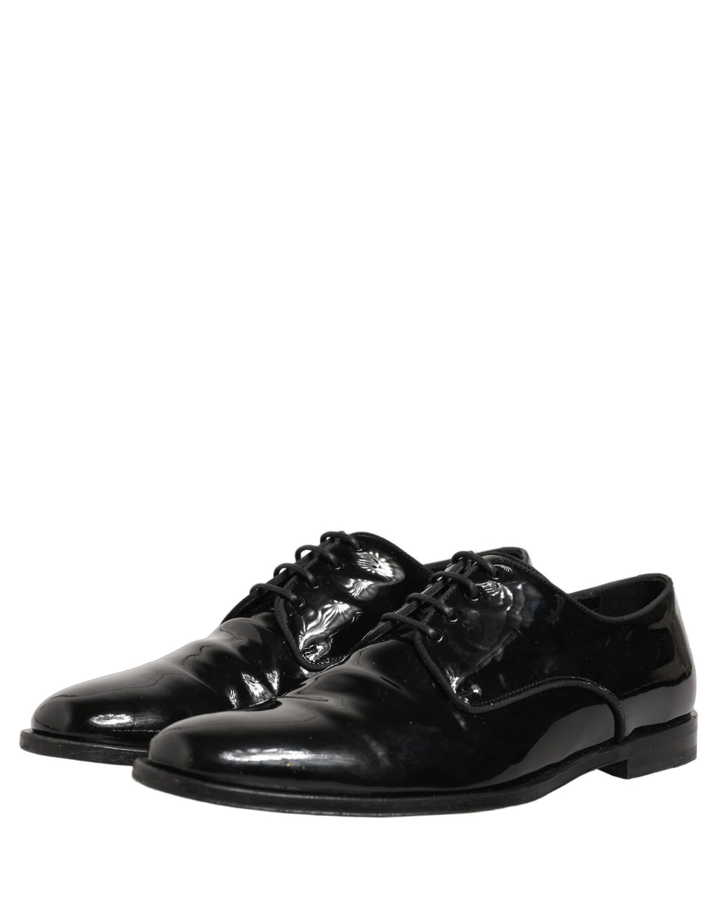 Chaussures habillées de cérémonie Dolce & Gabbana en cuir noir à lacets type Derby