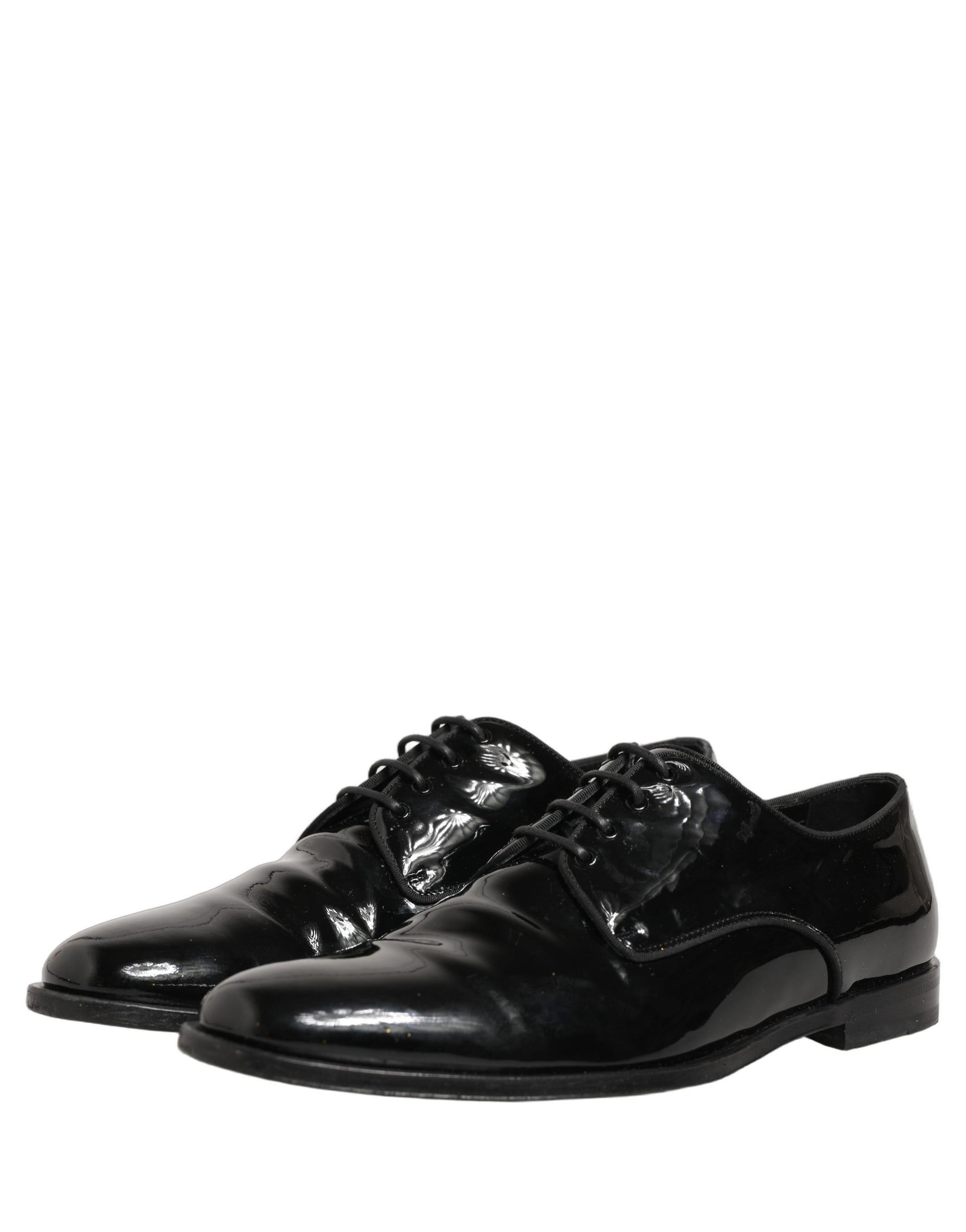 Chaussures habillées de cérémonie Dolce & Gabbana en cuir noir à lacets type Derby