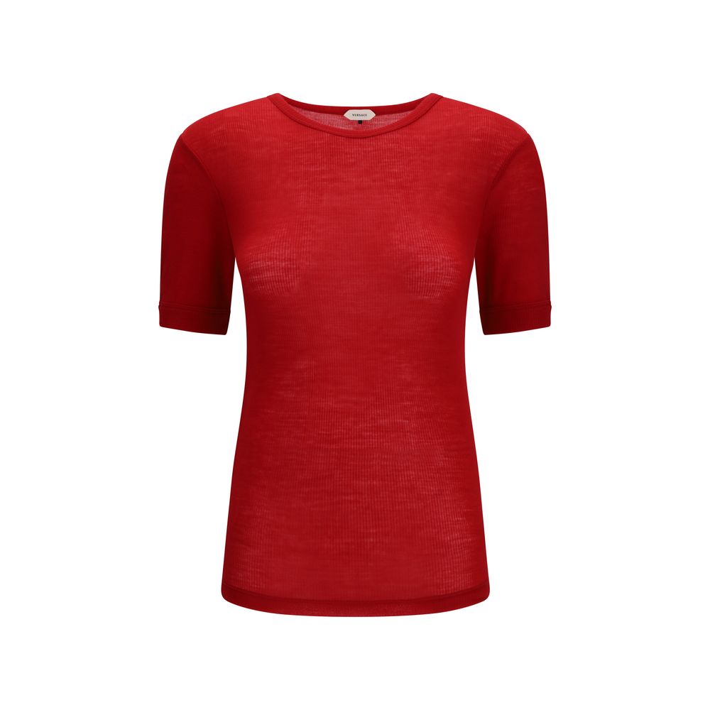 T-shirt en laine multicolore Oves Aries Versace