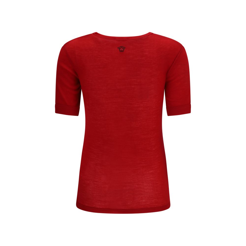 T-shirt en laine multicolore Oves Aries Versace