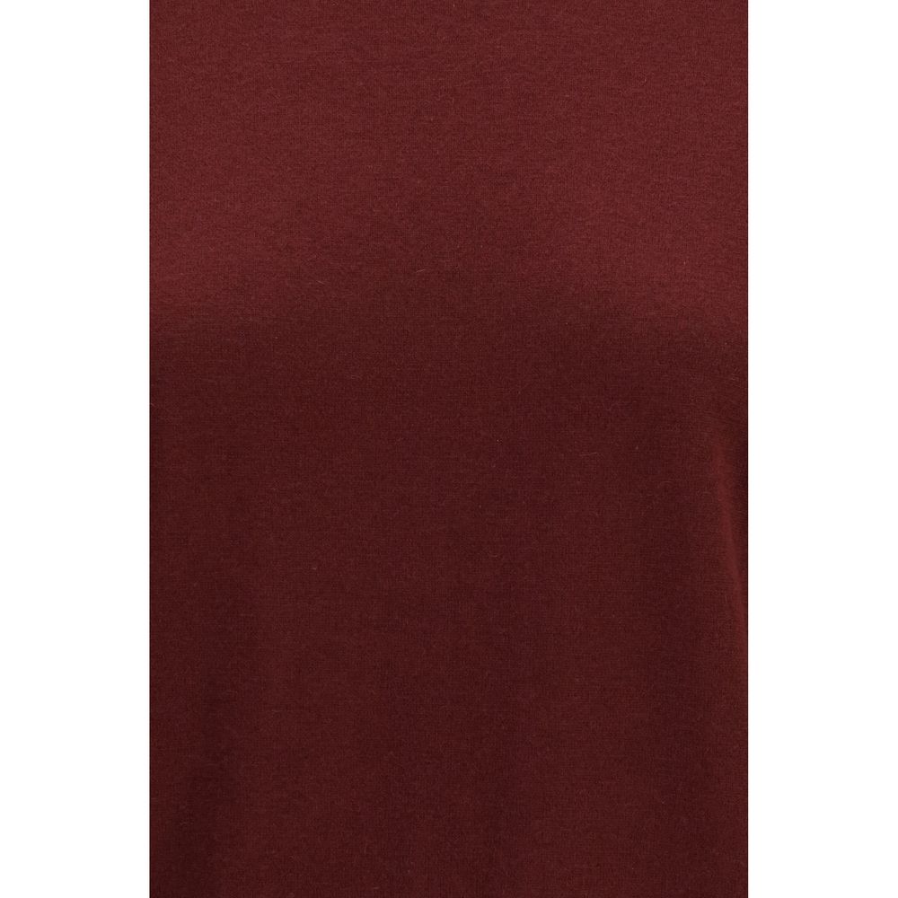 T-shirt Max Mara bordeaux en laine Oves Aries