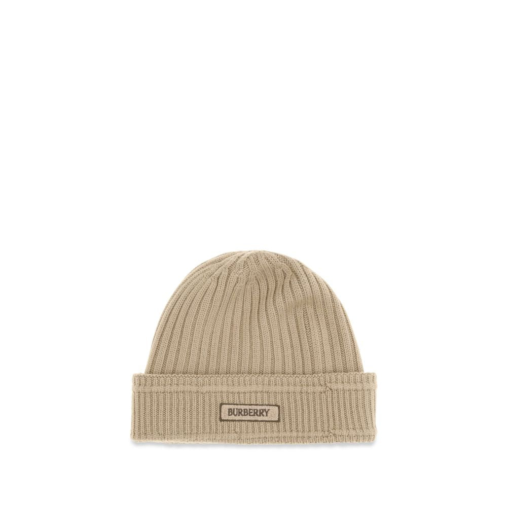 Bonnet Burberry Beige Laine Oves Aries