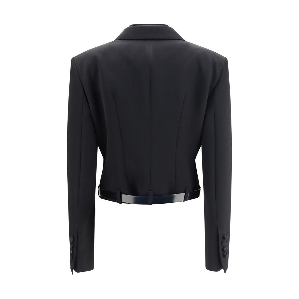Veste en Laine Noire Dolce & Gabbana Oves Aries
