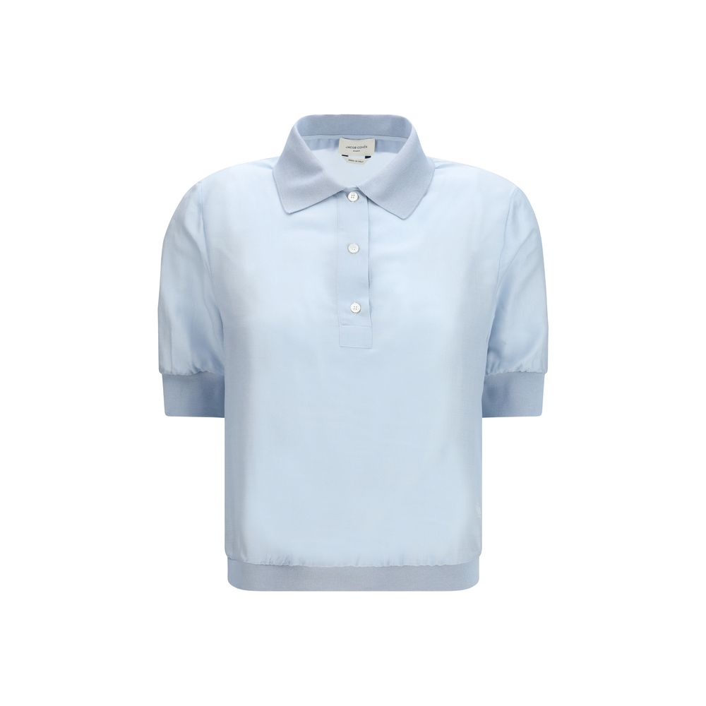 Chemise manches courtes Jacob Cohen Blue Wool Oves Aries