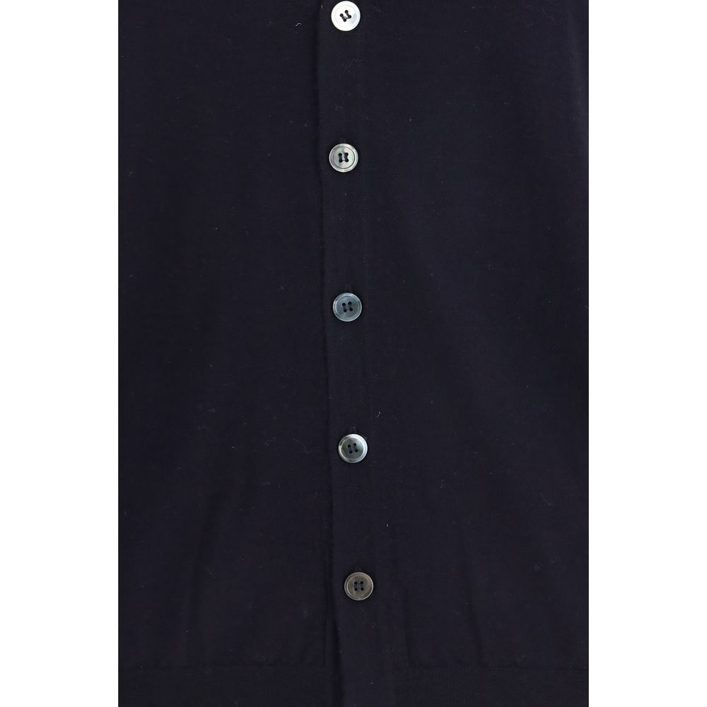 Aragona Cashmere Laine Bleue Oves Aries Pull Sans Manches
