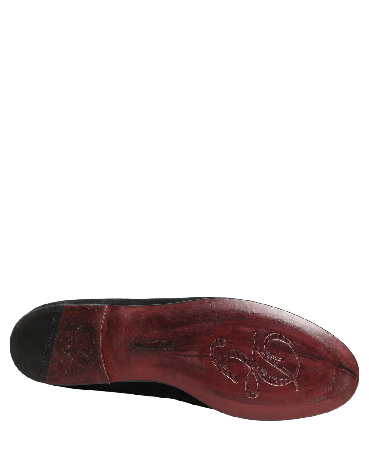 Chaussures Loafers Embellis Couronne Noires Dolce & Gabbana