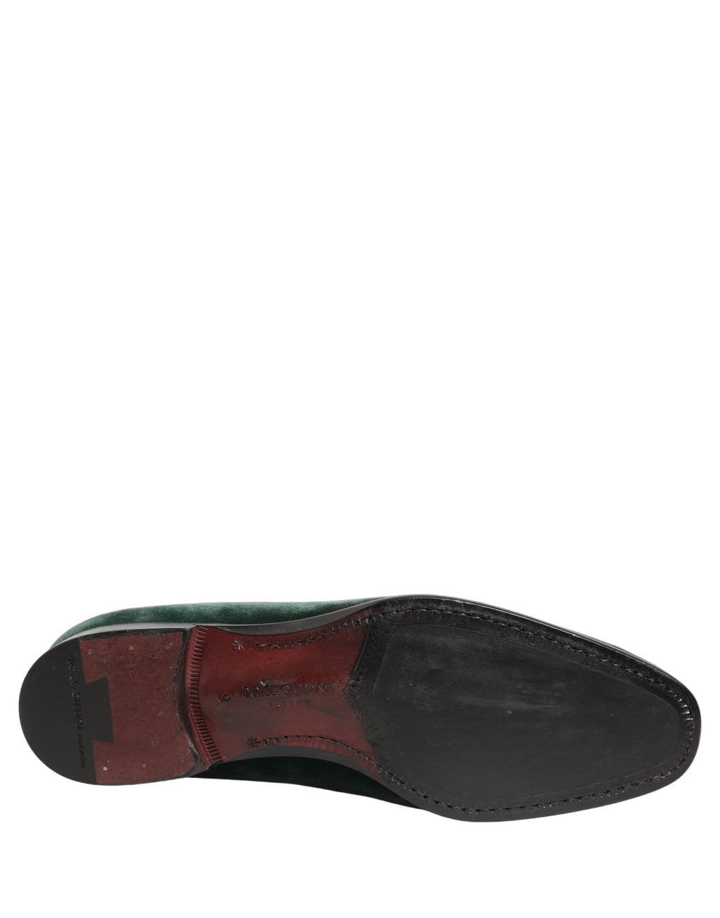 Chaussures Richelieu Homme en Daim Vert Dolce & Gabbana