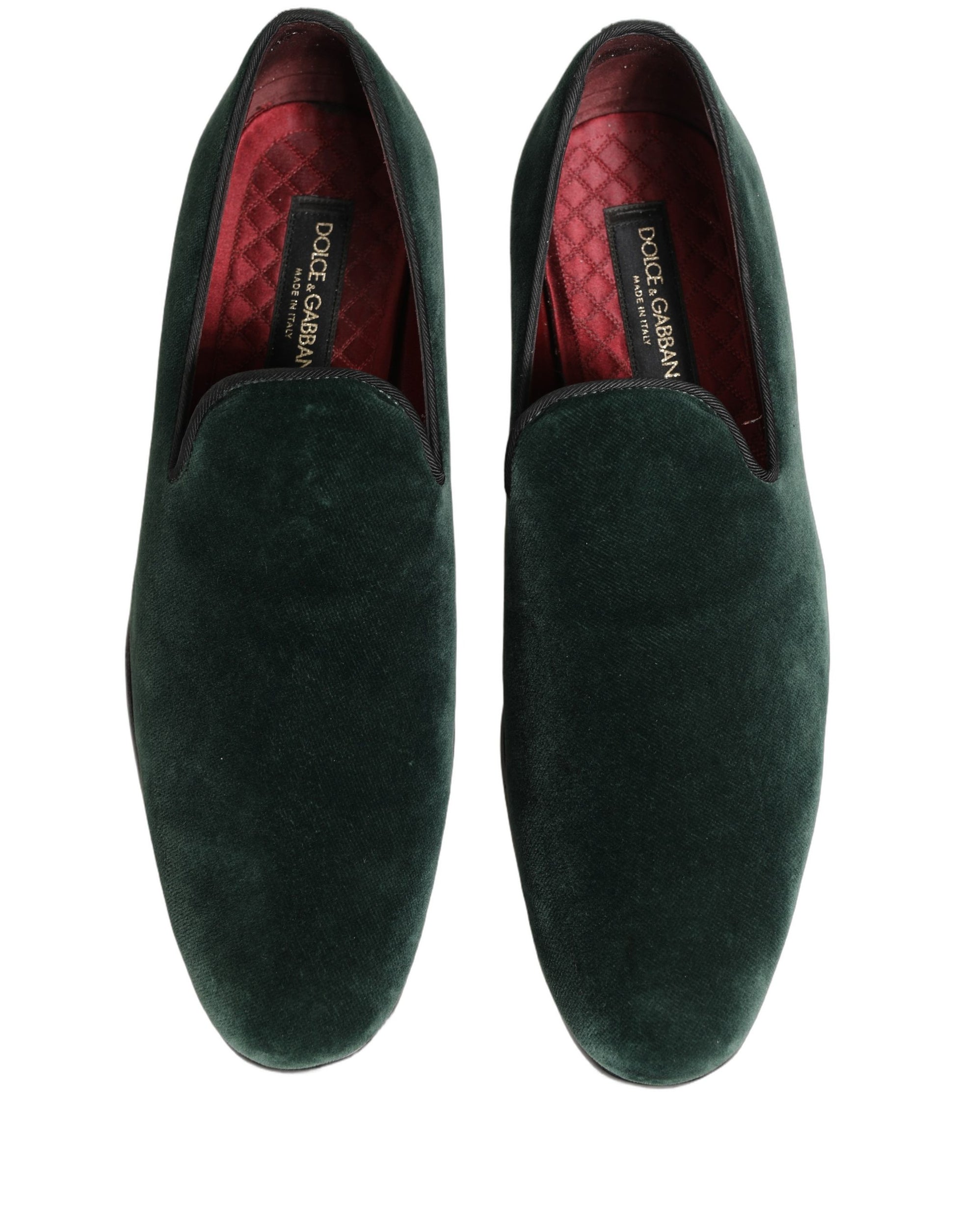Chaussures Richelieu Homme en Daim Vert Dolce & Gabbana
