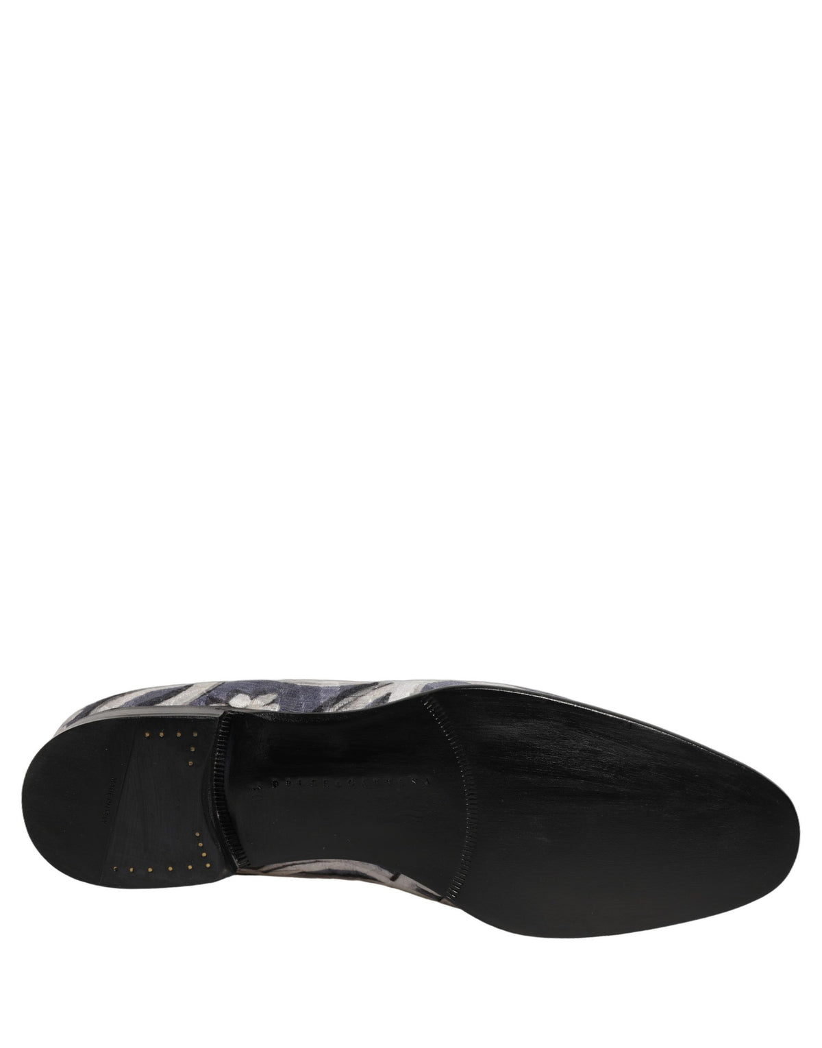 Dolce & Gabbana Loafer-Schuhe aus mehrfarbiger floraler Gobelin-Stickerei