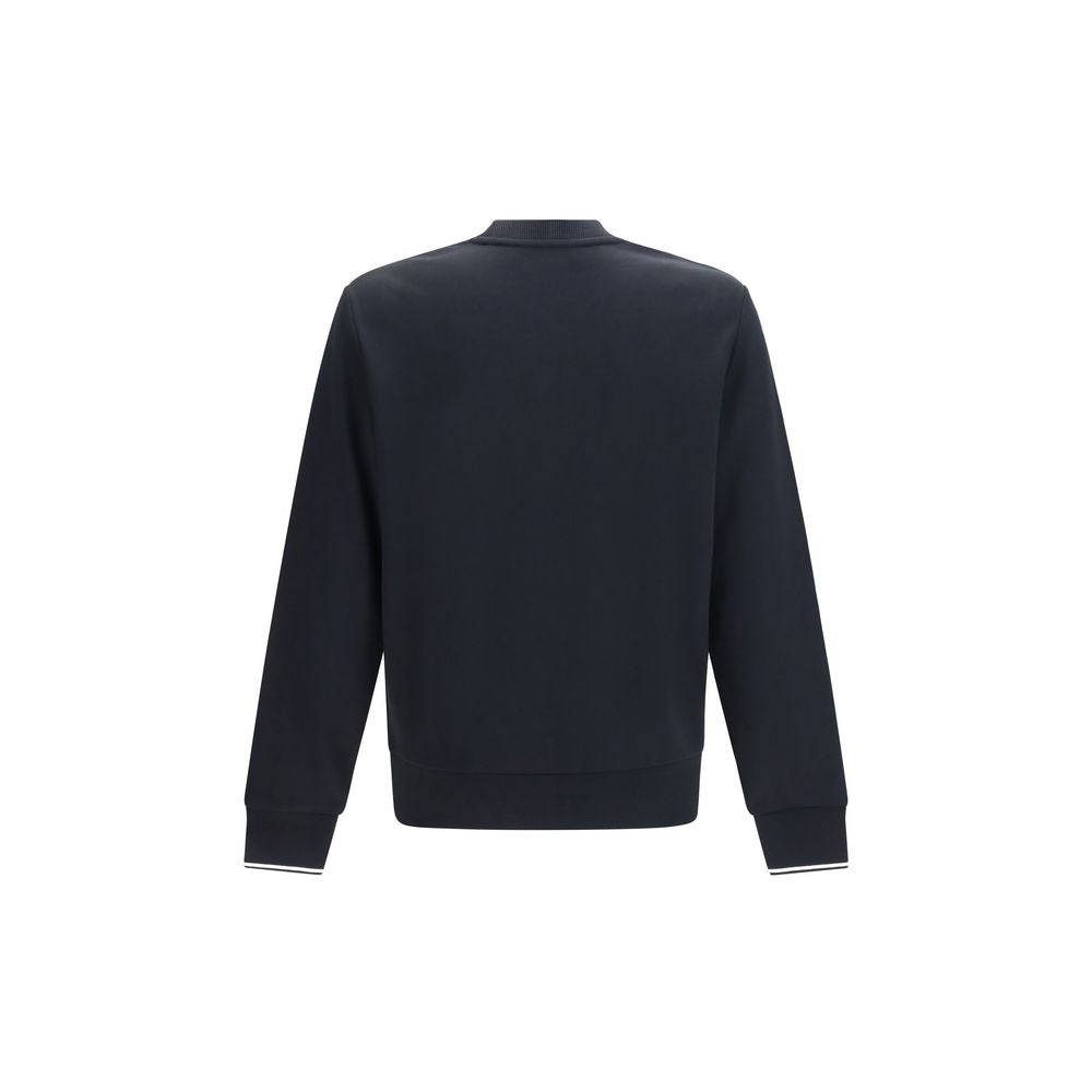 Sweat-shirt noir en coton Fred Perry