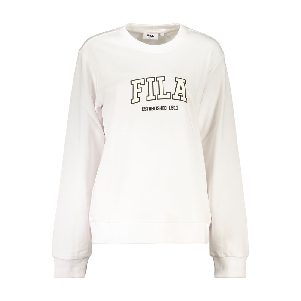 Sweat-shirt Fila en coton blanc pour femme