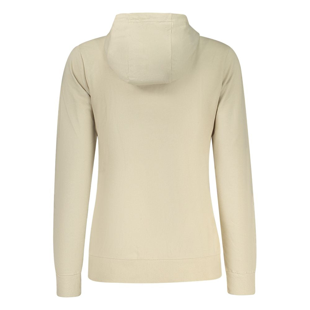 Sweat-shirt femme en coton beige Norvège 1963