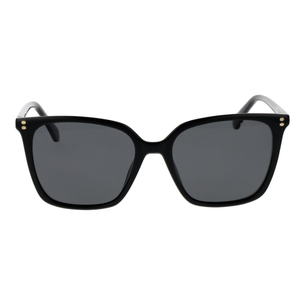 Lunettes de soleil Polaroid en acétate noir