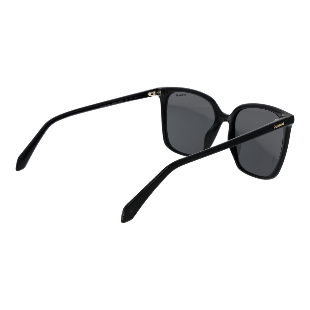 Lunettes de soleil Polaroid en acétate noir