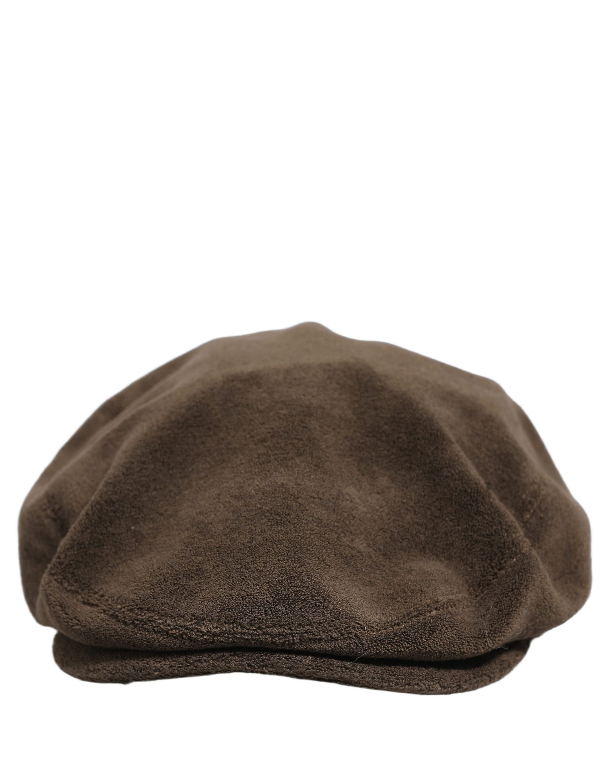 Casquette Gavroche en Coton Marron pour Homme Dolce & Gabbana