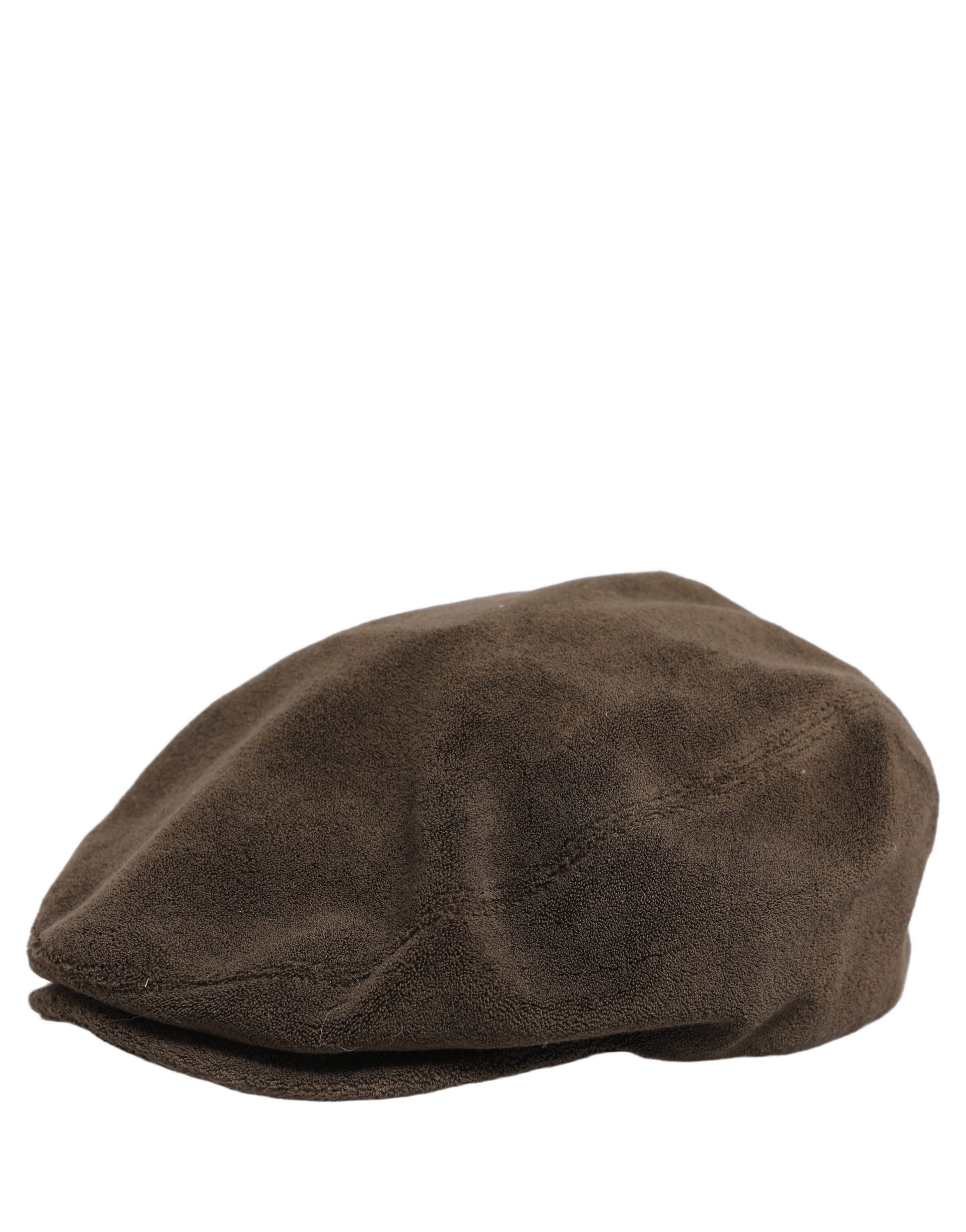 Casquette Gavroche en Coton Marron pour Homme Dolce & Gabbana
