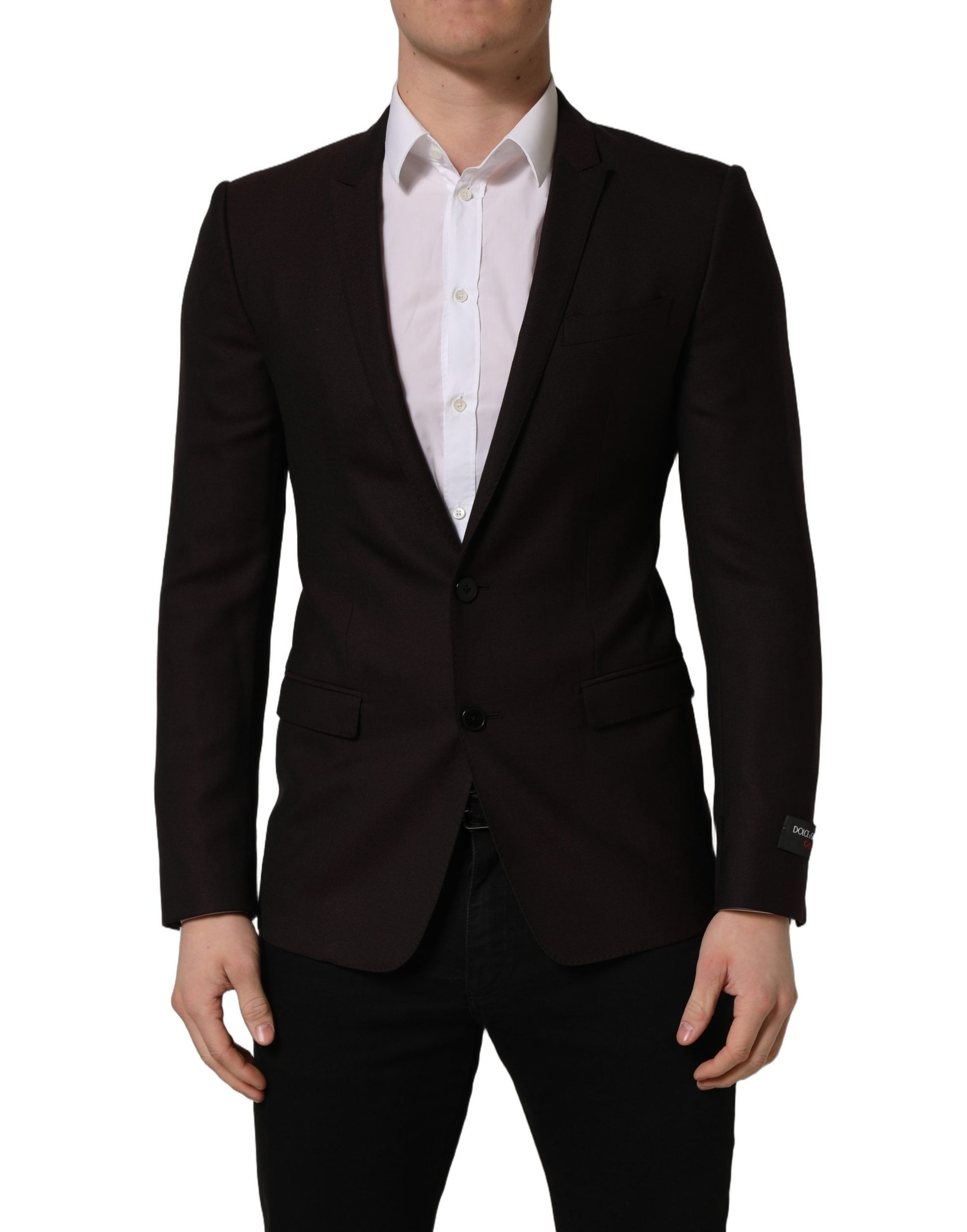 Veste Homme Dolce & Gabbana Marron Laine OR Droite