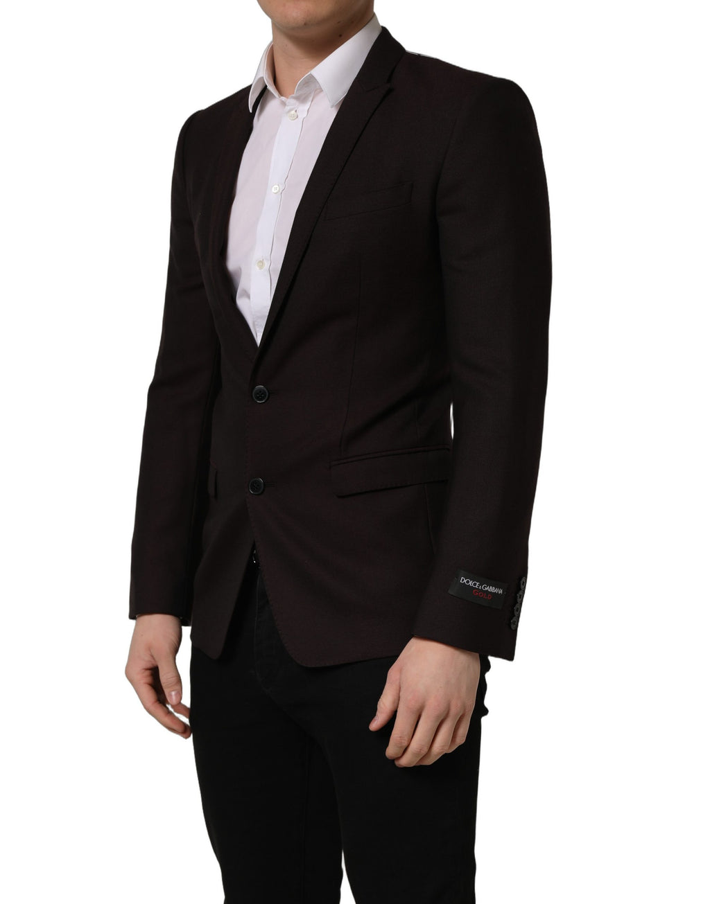 Veste Homme Dolce & Gabbana Marron Laine OR Droite