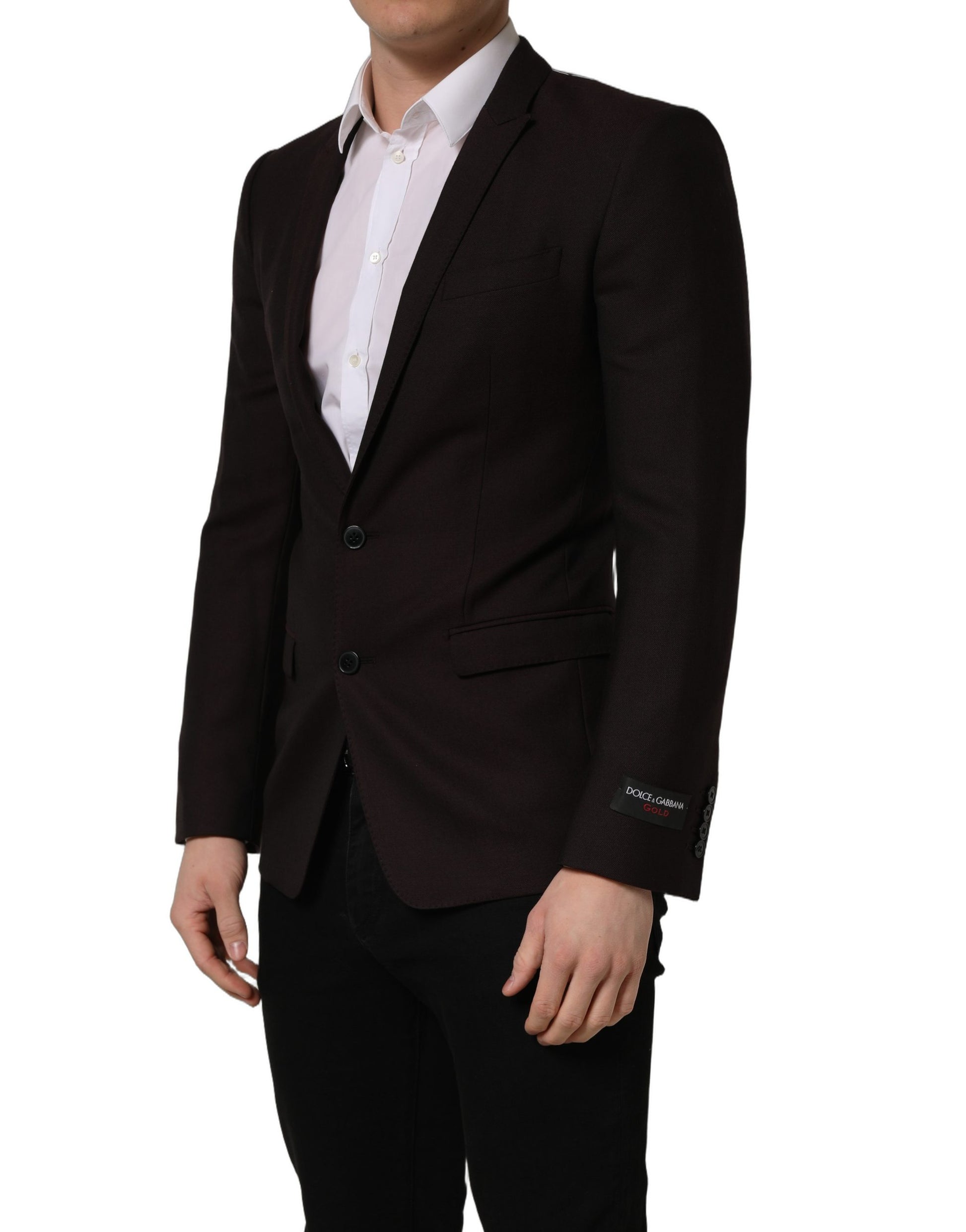 Veste Homme Dolce & Gabbana Marron Laine OR Droite