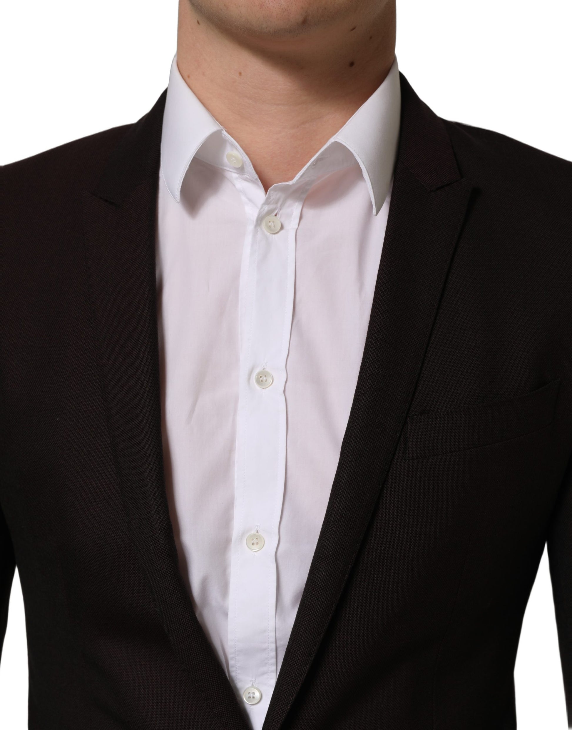 Veste Homme Dolce & Gabbana Marron Laine OR Droite