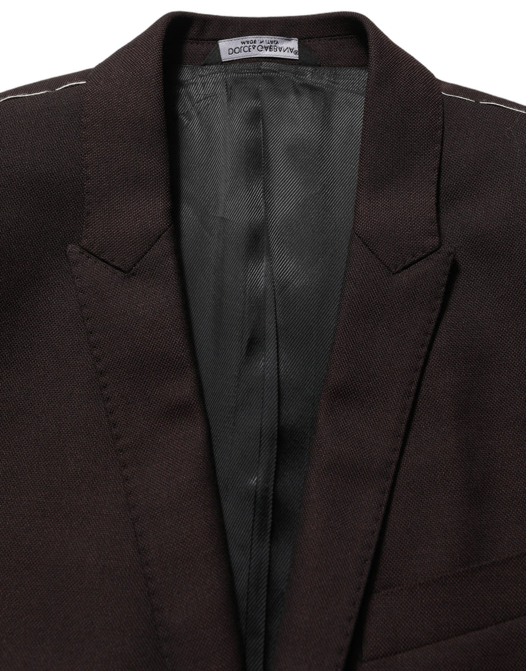 Veste Homme Dolce & Gabbana Marron Laine OR Droite