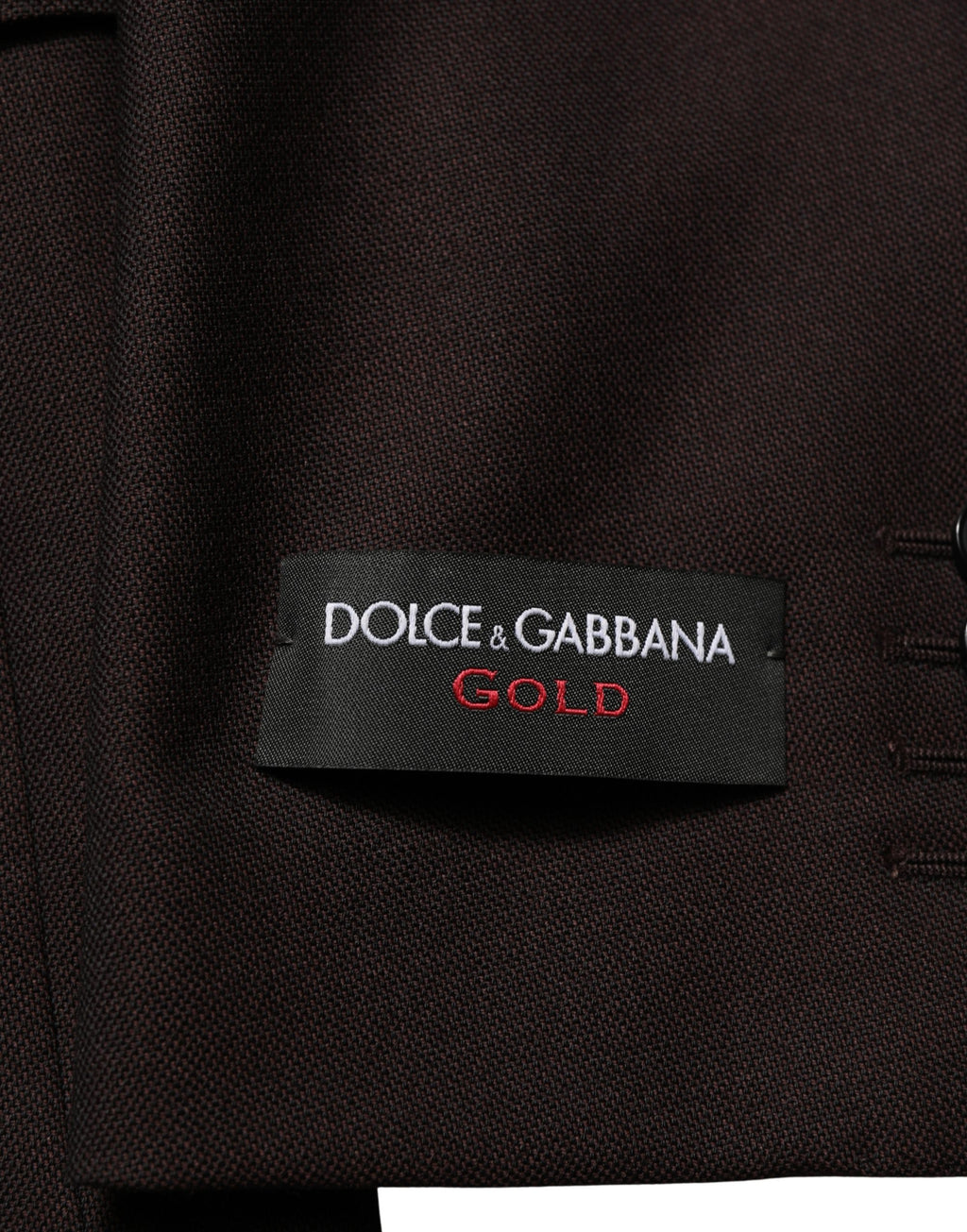 Veste Homme Dolce & Gabbana Marron Laine OR Droite