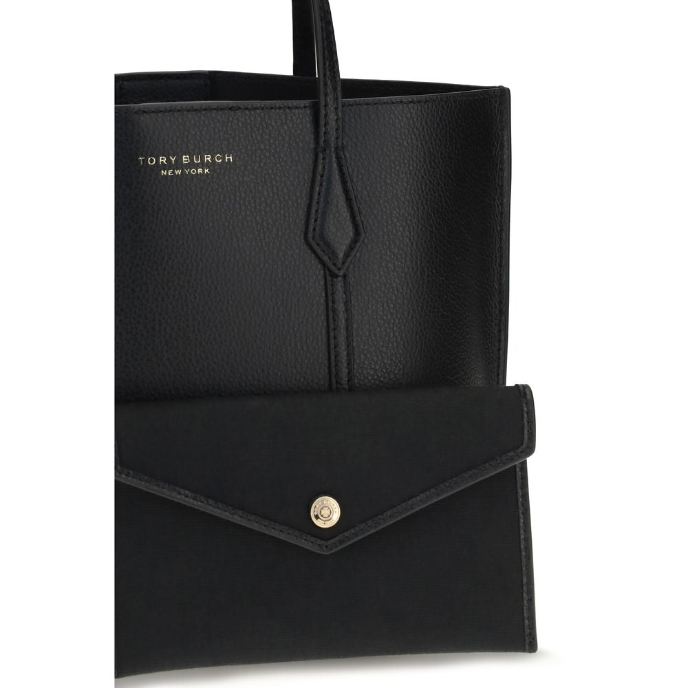 Sac à main Tory Burch en cuir de veau noir Bos Taurus