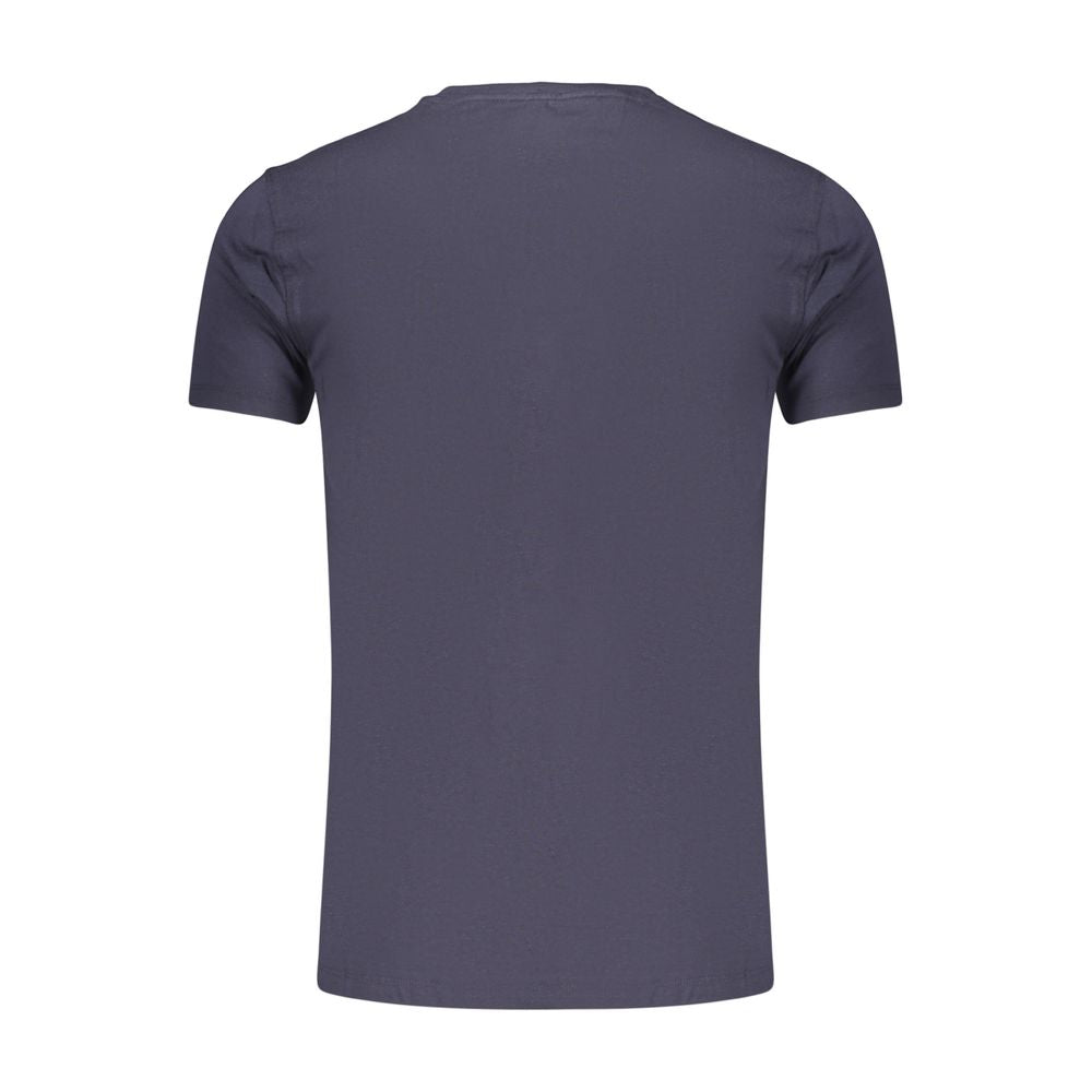 T-shirt pour homme en coton bleu Marina Militare