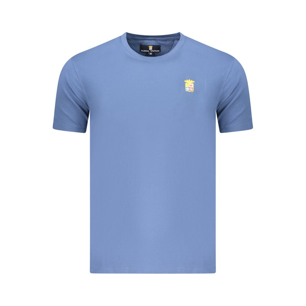 T-shirt homme en coton bleu Marina Militare