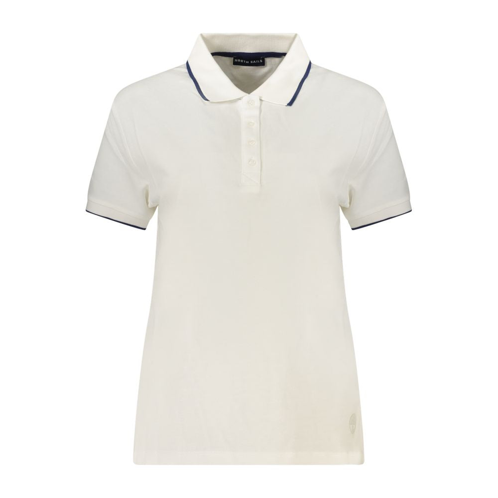 Polo Femme North Sails en Coton Blanc