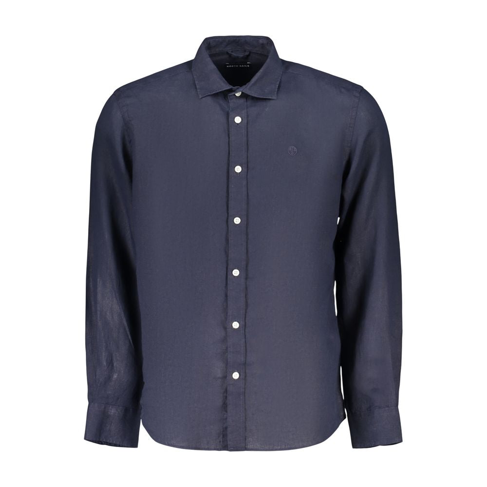 Chemise en lin bleu North Sails pour homme