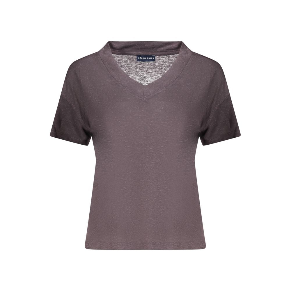 T-shirt femme North Sails gris en viscose