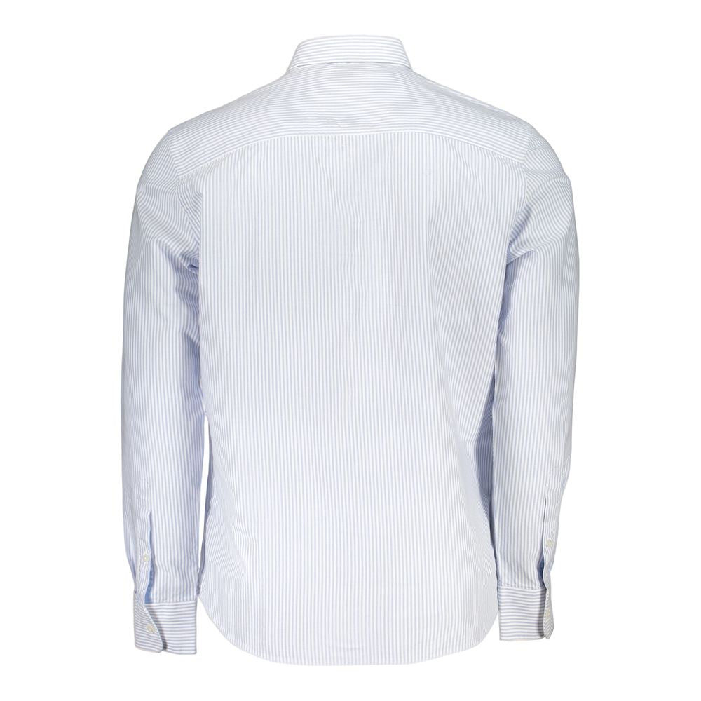 Chemise homme North Sails Azzurro en coton à manches longues et col boutonné