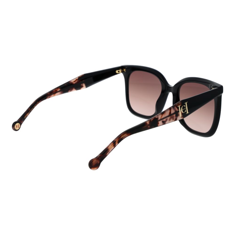 Lunettes de soleil Carolina Herrera en acétate noir