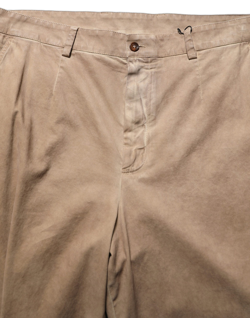 Pantalon droit en coton beige pour homme Dolce & Gabbana