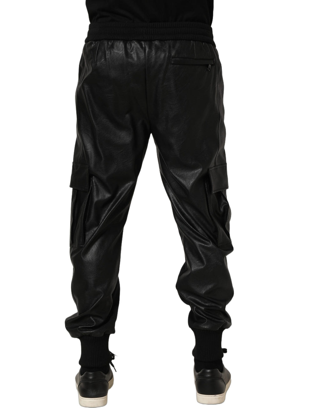 Pantalon de jogging cargo Dolce & Gabbana noir taille mi-haute