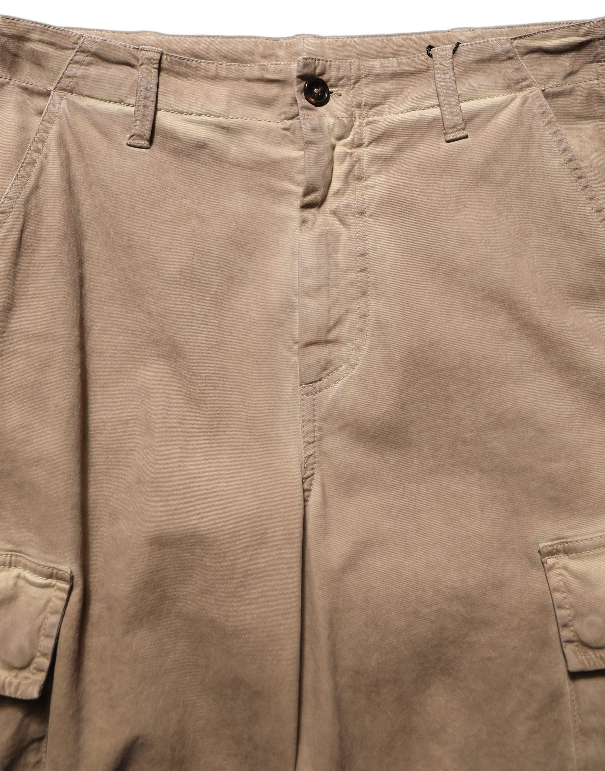 Pantalon cargo droit Dolce & Gabbana marron taille mi-haute