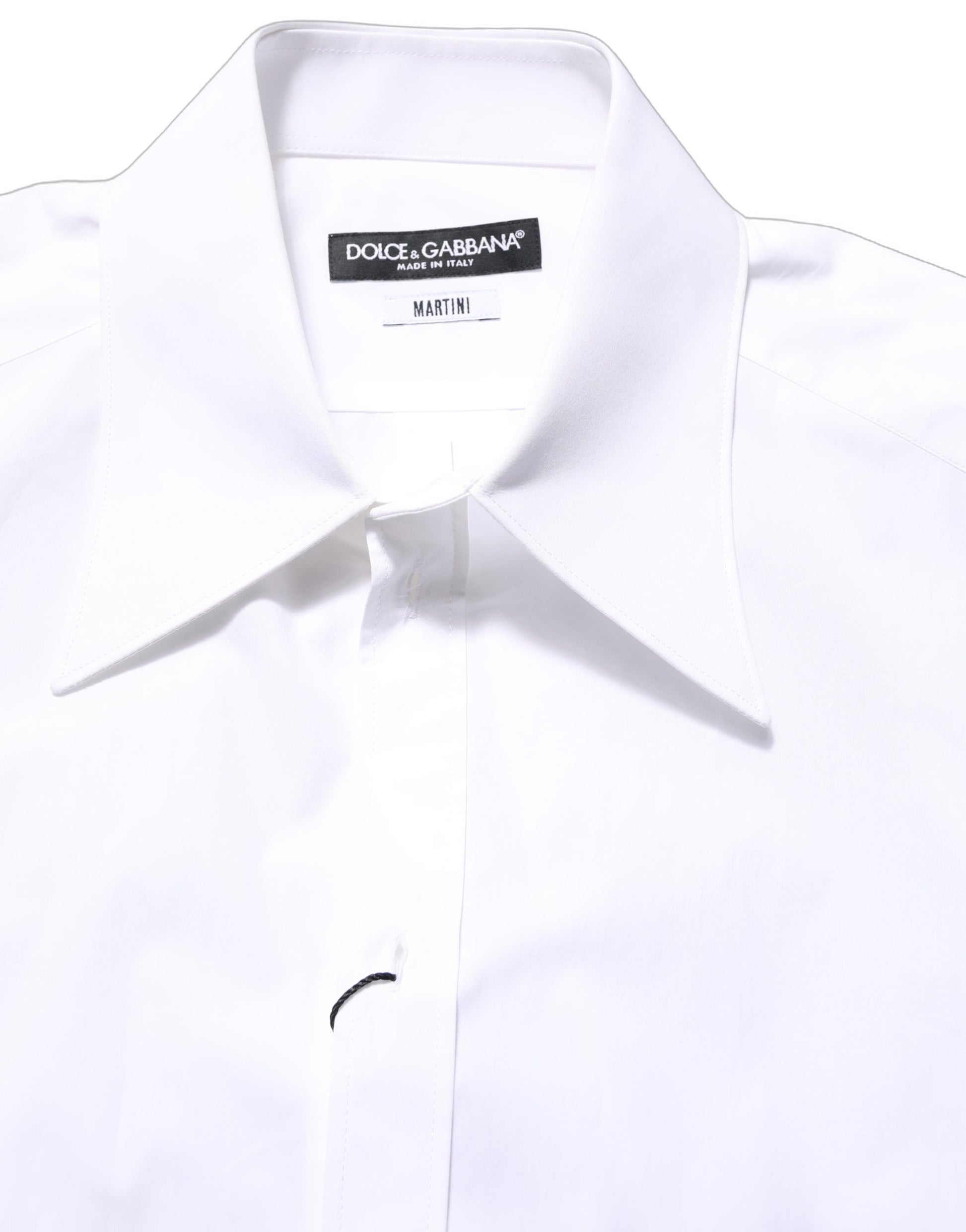 Chemise Homme Habillée Manches Longues MARTINI Blanche Dolce & Gabbana