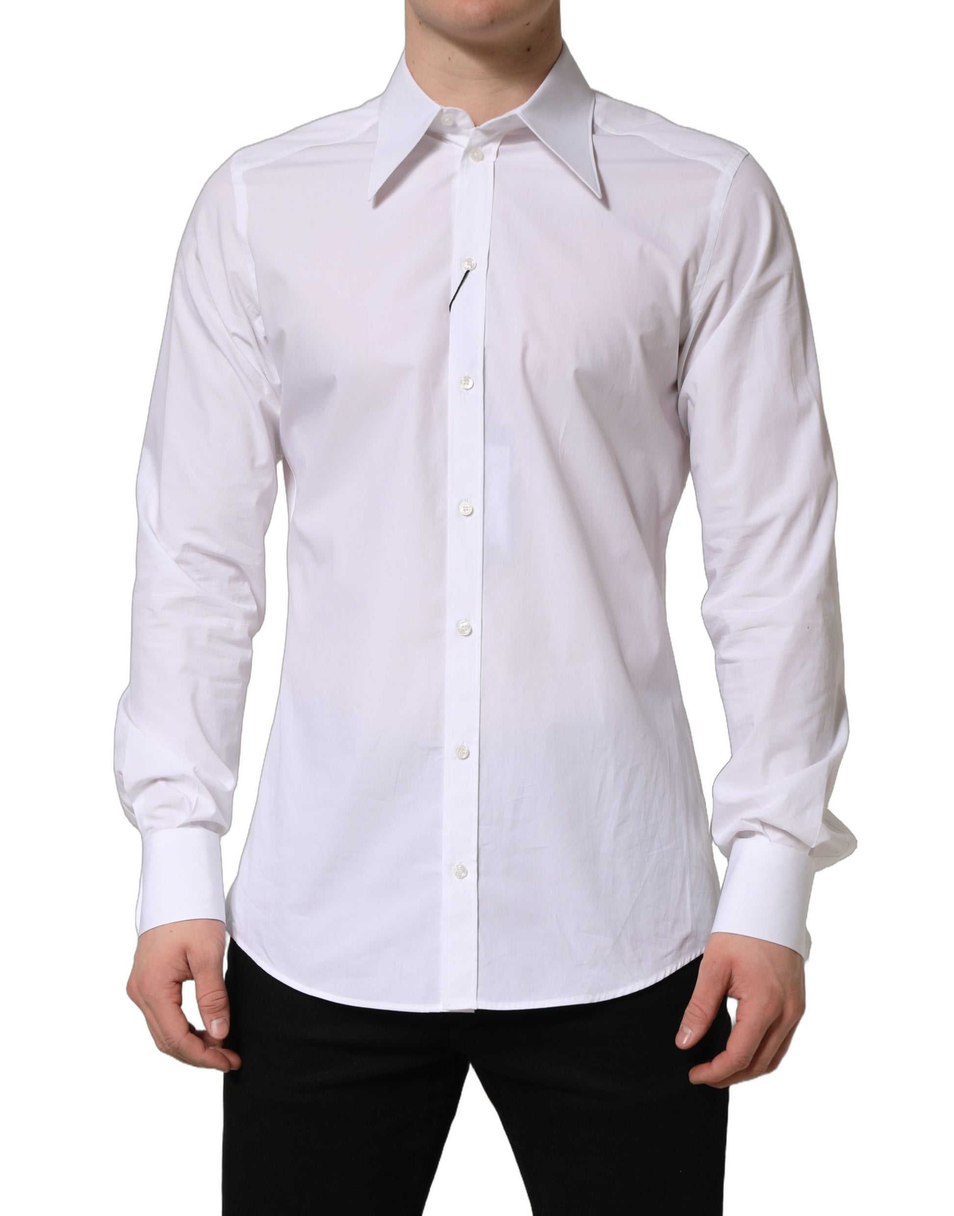 Chemise Homme Habillée Manches Longues MARTINI Blanche Dolce & Gabbana
